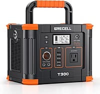 GRECELL- Central eléctrica portátil 300 W, generador solar 288 Wh GRECELL- Central eléctrica portátil 300 W, generador solar 288 Wh