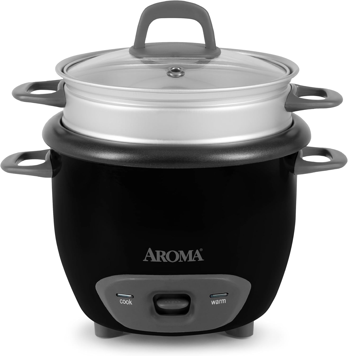 Arrocera y vaporera Aroma Arc, 3 tazas (sin cocinar), 6 tazas (cocidas) Arrocera y vaporera Aroma Arc, 3 tazas (sin cocinar), 6 tazas (cocidas)