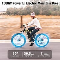 Bicicleta eléctrica para adulto, bicicleta eléctrica de neumático grueso de 26 pulgadas, bicicleta eléctrica de motor sin escobillas dual de 2000 W, bicicleta eléctrica de 30 MPH con batería Bicicleta eléctrica para adulto, bicicleta eléctrica de neumático grueso de 26 pulgadas, bicicleta eléctrica de motor sin escobillas dual de 2000 W, bicicleta eléctrica de 30 MPH con batería