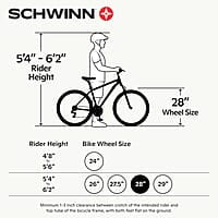 Schwinn GTX Comfort - Bicicleta híbrida para adultos Schwinn GTX Comfort - Bicicleta híbrida para adultos