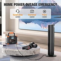 GRECELL- Central eléctrica portátil 300 W, generador solar 288 Wh GRECELL- Central eléctrica portátil 300 W, generador solar 288 Wh