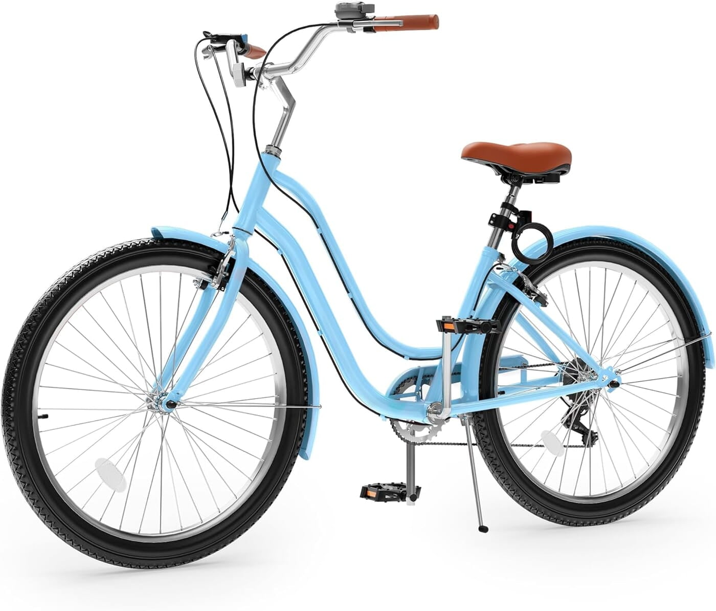YITAHOME Bicicleta de crucero con marcode 26 pulgadas YITAHOME Bicicleta de crucero con marcode 26 pulgadas