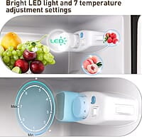 Mini refrigerador de 4.0 pies cúbicos, con congelador Mini refrigerador de 4.0 pies cúbicos, con congelador