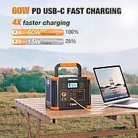GRECELL- Central eléctrica portátil 300 W, generador solar 288 Wh GRECELL- Central eléctrica portátil 300 W, generador solar 288 Wh