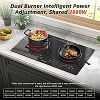 Estufa eléctrica de 2 quemadores de 110 V, 24 pulgadas Estufa eléctrica de 2 quemadores de 110 V, 24 pulgadas