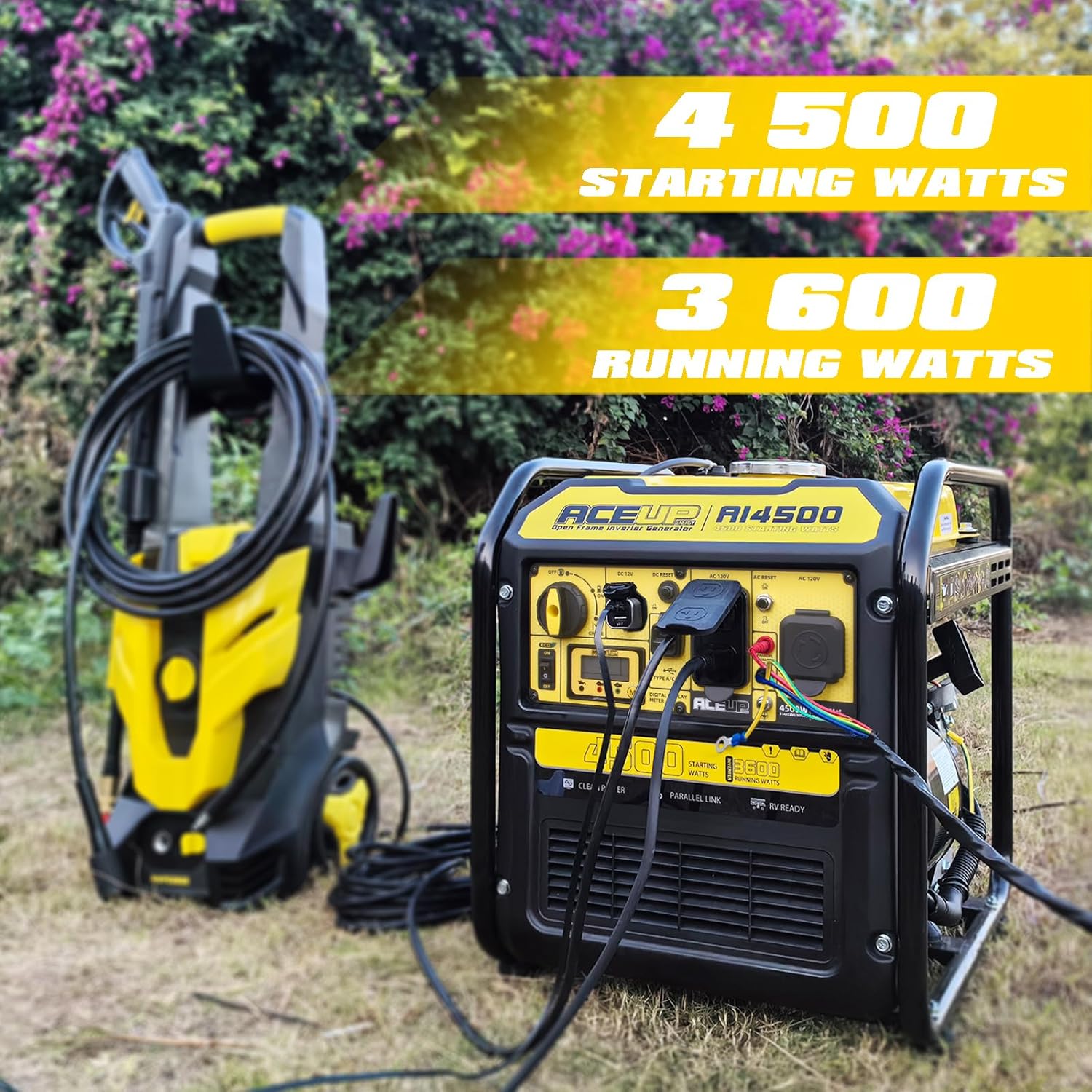 Aceup Energy Generador inversor de 4500 vatios 223CC Aceup Energy Generador inversor de 4500 vatios 223CC