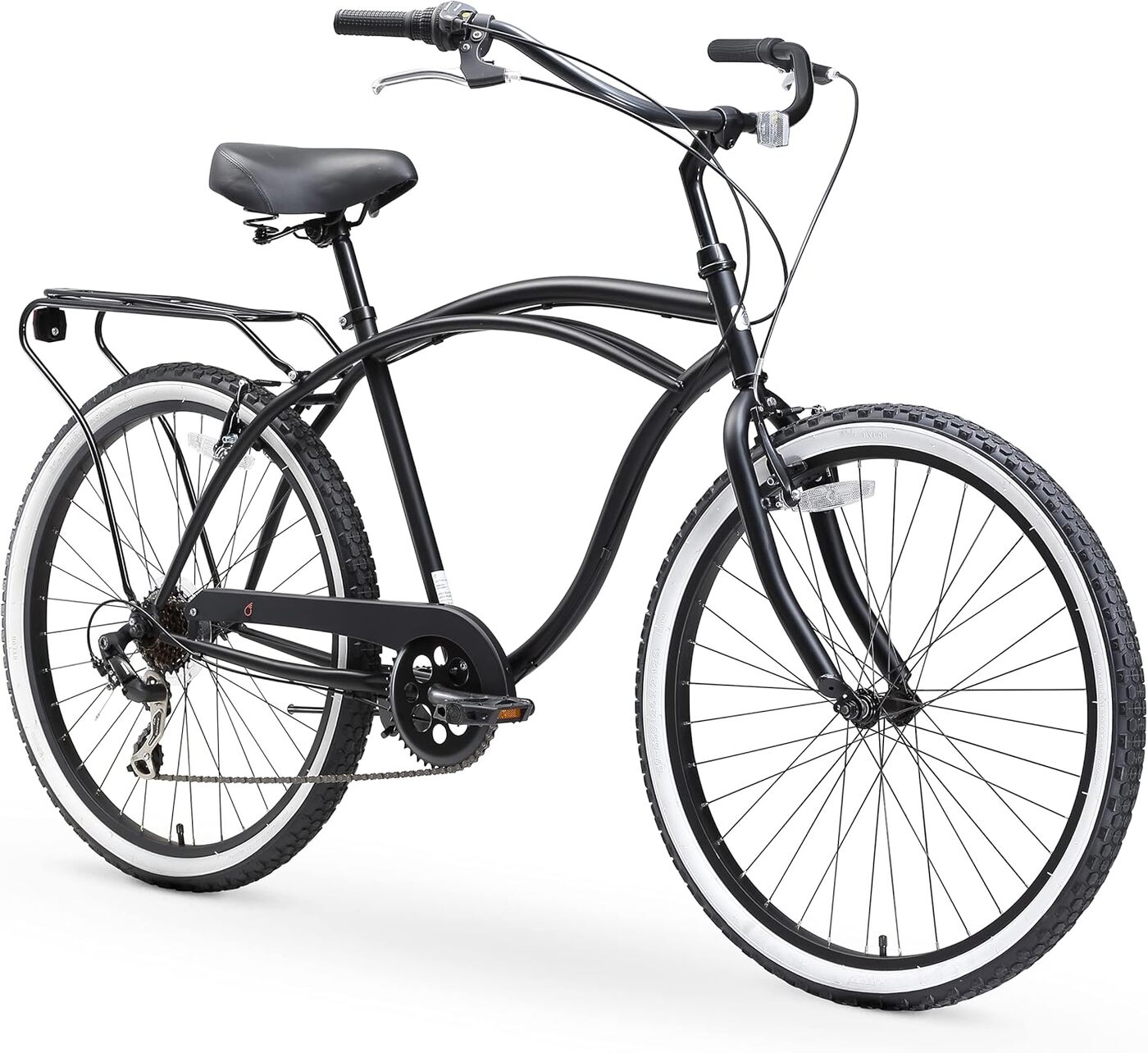 Sixthreezero Bisicleta híbrida para hombre, con portaequipajes trasero Sixthreezero Bisicleta híbrida para hombre, con portaequipajes trasero