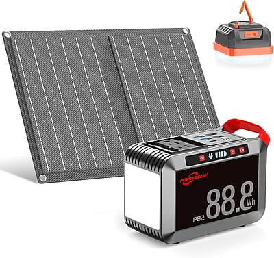 Generador solar-24000mAh. Estación de energía portátil 21W