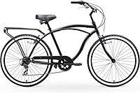 Sixthreezero Bisicleta híbrida para hombre, con portaequipajes trasero Sixthreezero Bisicleta híbrida para hombre, con portaequipajes trasero
