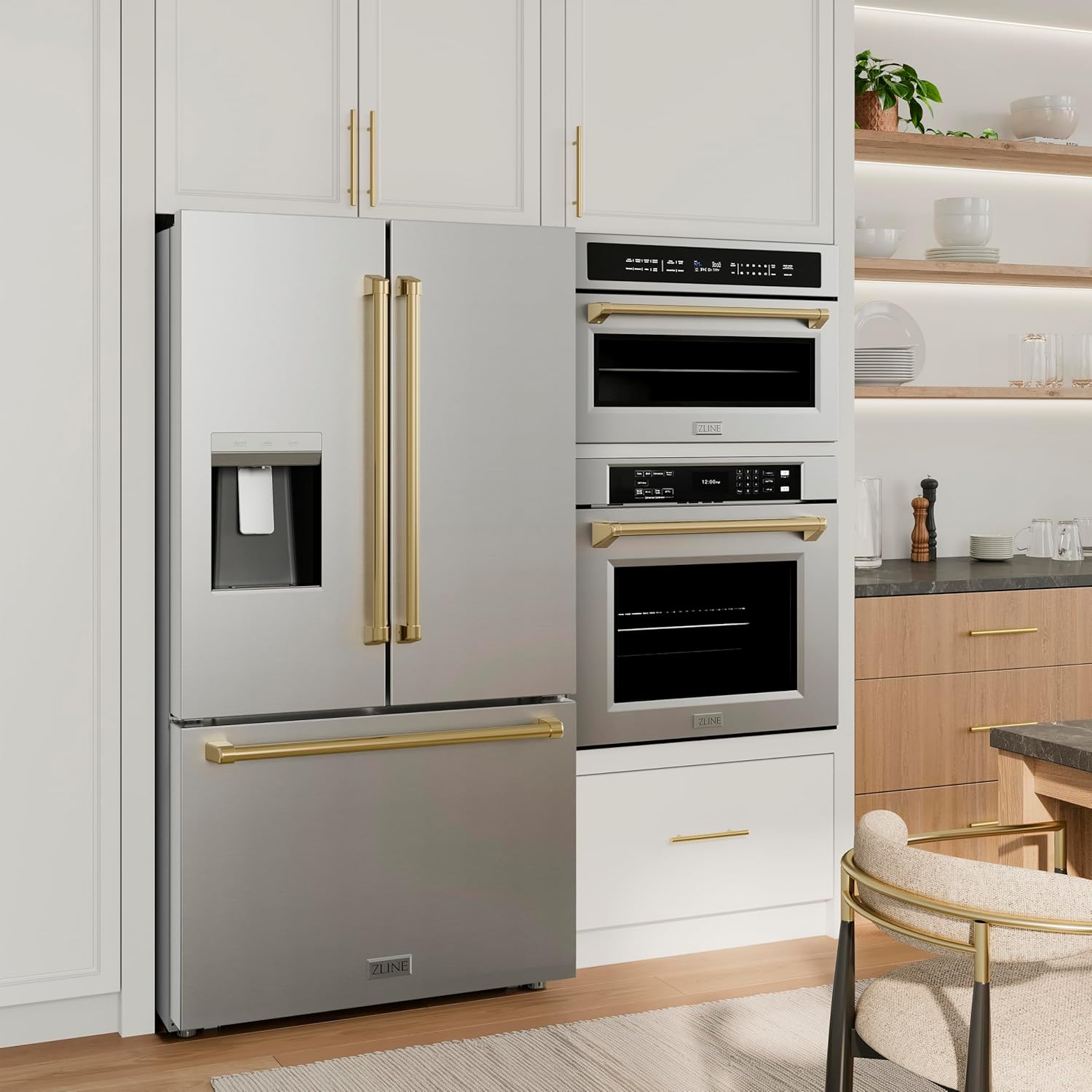 ZLINE Autograph - Refrigerador de profundidadde 36 pulgadas ZLINE Autograph - Refrigerador de profundidadde 36 pulgadas